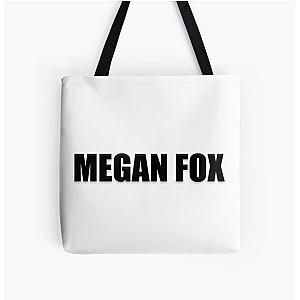 Megan Fox Over Print Tote Bag