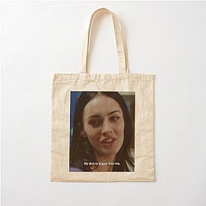 My is bigger than his Jennifer's Body Megan Fox Cotton Tote Bag