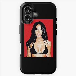 Megan Fox Red oil Painting iPhone Tough Case