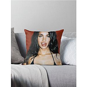 Megan Fox Throw Pillow