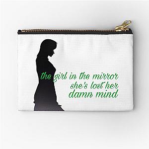 Girl in the Mirror Song Lyrics Megan Moroney (green) Zipper Pouch