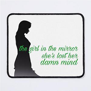 Girl in the Mirror Song Lyrics Megan Moroney (green) Mouse Pad