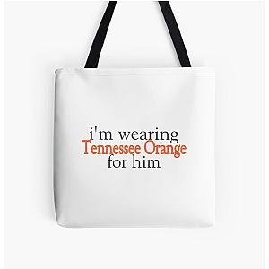 Tennessee Orange Megan Moroney Song Lyric Design All Over Print Tote Bag