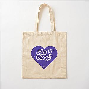 Megan Moroney “Am I okay? No!” heart Cotton Tote Bag