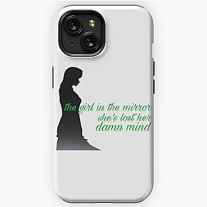 Girl in the Mirror Song Lyrics Megan Moroney (green) iPhone Tough Case