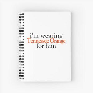 Tennessee Orange Megan Moroney Song Lyric Design Spiral Notebook