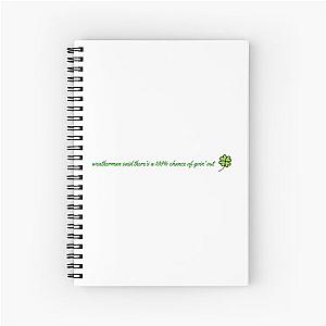 Megan Moroney Lucky Lyrics Spiral Notebook