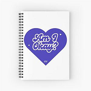 Megan Moroney “Am I okay? No!” heart Spiral Notebook