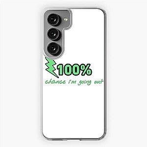 Megan Moroney Lucky Song "100% Chance I'm going out" Lyric Samsung Galaxy Soft Case