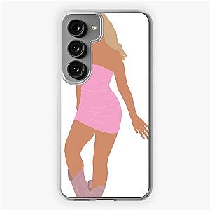 Megan moroney pink dress Samsung Galaxy Soft Case