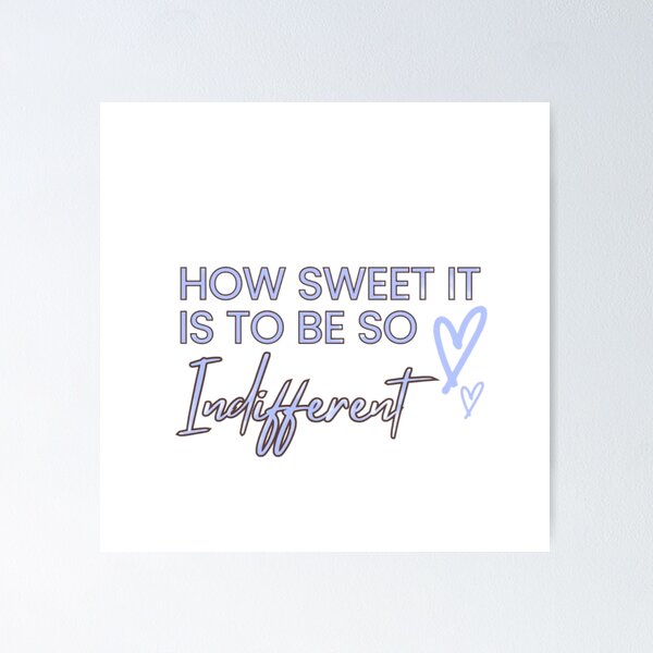 Megan Moroney Indifferent Poster | Megan Moroney Shop - Official Megan