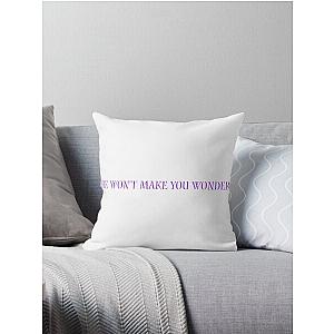 Megan Moroney Wonder Lyrics Throw Pillow