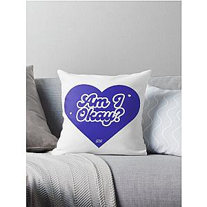 Megan Moroney “Am I okay? No!” heart Throw Pillow