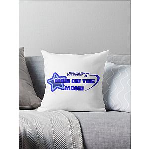 MEGAN MORONEY MAN ON THE MOON Throw Pillow