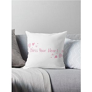 Megan Moroney “Bless Your Heart” I’m not pretty Throw Pillow