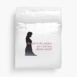 Girl in the Mirror Song Lyrics Megan Moroney (pink) Duvet Cover