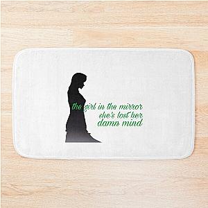 Girl in the Mirror Song Lyrics Megan Moroney (green) Bath Mat