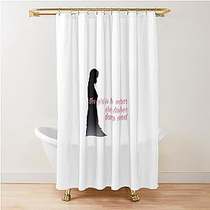 Girl in the Mirror Song Lyrics Megan Moroney (pink) Shower Curtain