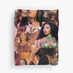 megan thee stallion collage Duvet Cover