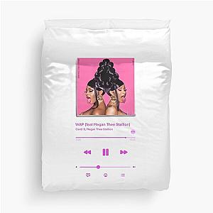 WAP *Cardi B feat Megan Thee Stallion* WHITE Duvet Cover