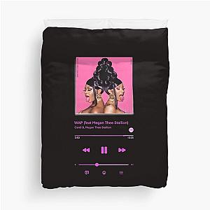 WAP *Cardi B feat Megan Thee Stallion* BLACK Duvet Cover