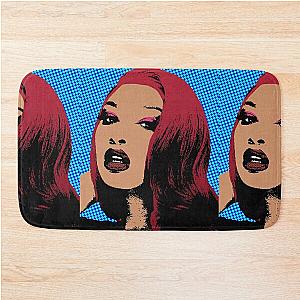 Megan Thee Stallion pop art Bath Mat