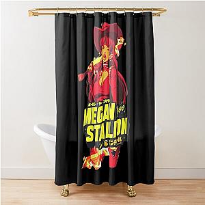 CR Loves Megan Thee Stallion Anime  Shower Curtain