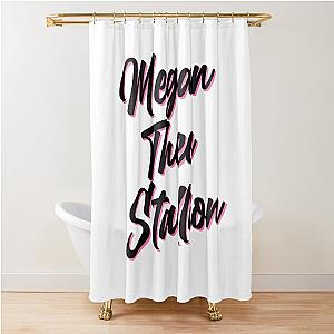 Megan Thee Stallion Sticker Shower Curtain