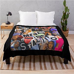 Megan Thee Stallion By HSH Throw Blanket