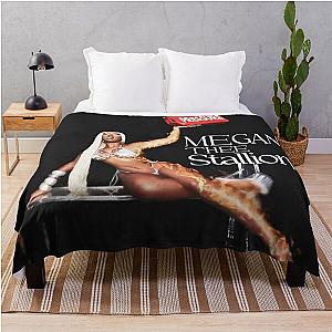 pressure of Megan Thee Stallion Throw Blanket