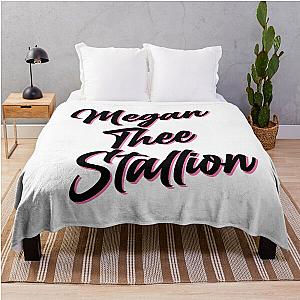 Megan Thee Stallion Sticker Throw Blanket