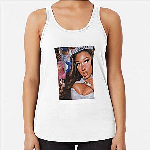 Megan thee stallion collage on multiple products  Racerback Tank Top