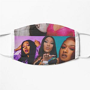 Megan thee Stallion collage On Multiple Products Flat Mask