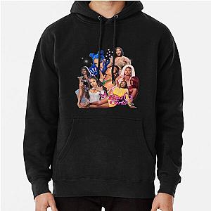 megan thee stallion collage Pullover Hoodie