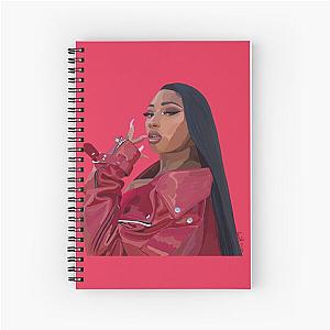 Megan THEE Stallion Portrait Spiral Notebook