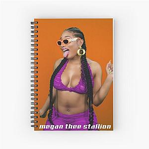 Megan Thee Stallion Poster Tshirt Design Spiral Notebook