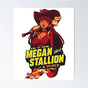 CR Loves Megan Thee Stallion Anime Poster