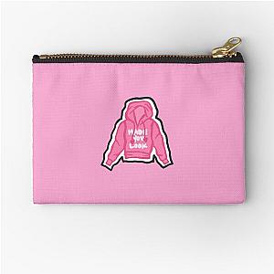 Made You Look (Pink Hoodie) -- Meghan Trainor lyrics Zipper Pouch