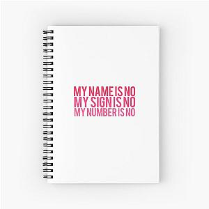 Meghan Trainor No Quote Spiral Notebook