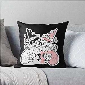 clown sticker Throw Pillow RB2206