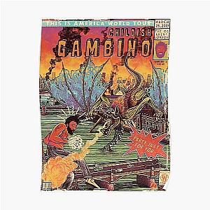 Comic World Tour Gambino Poster RB1704