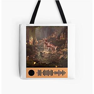 DEATH by Melanie Martinez spotify code All Over Print Tote Bag RB1704