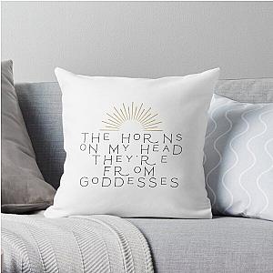 THE HORNS ON MY HEAD Throw Pillow RB1704