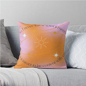 evil lyrics (from portals) Throw Pillow RB1704