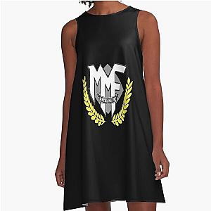 Memphis May Fire Sticker A-Line Dress