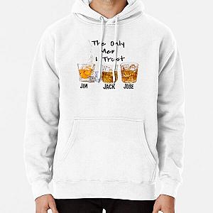 The Only Men I Trust Funny Drinking Apparel Pullover Hoodie RB0811