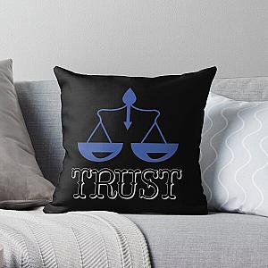 TRUST- Trust quotes Throw Pillow RB0811