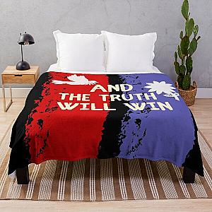 the only men i trust Throw Blanket RB0811