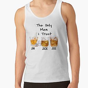 The Only Men I Trust Funny Drinking Apparel Tank Top RB0811