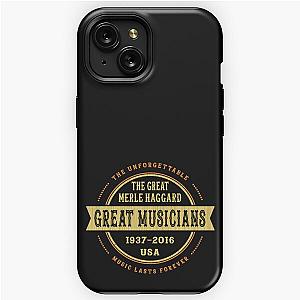 Merle Haggard USA 1937 2016 Music D89 iPhone Tough Case